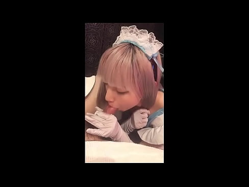 ❤️ Japanese Idol [mayuka], kostum pelayan Prancis, bagian 1, blowjob dan brengsek dengan lotion ️❌ Porn buatan sendiri pada kami